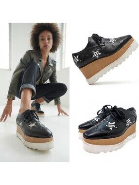 Mocartey Platform Women Oxfords Debry Shoes Square-Toe US 7